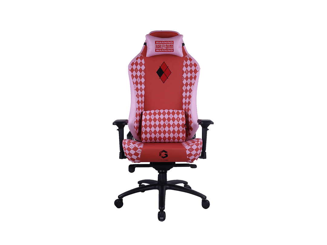 GAMEON x DC Licensed Gaming Chair With Adjustable 4D Armrest & Metal Base - Harley Quinn in Qatar GAMEON x DC Licensed Gaming Chair With Adjustable 4D Armrest & Metal Base - Harley Quinn in Qatar